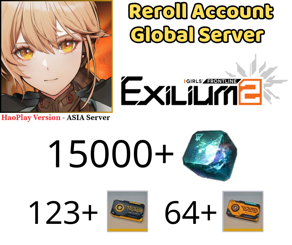 [HaoPlay - ASIA Server] 15000+ Collapse Piece GIRLS' FRONTLINE 2 Reroll